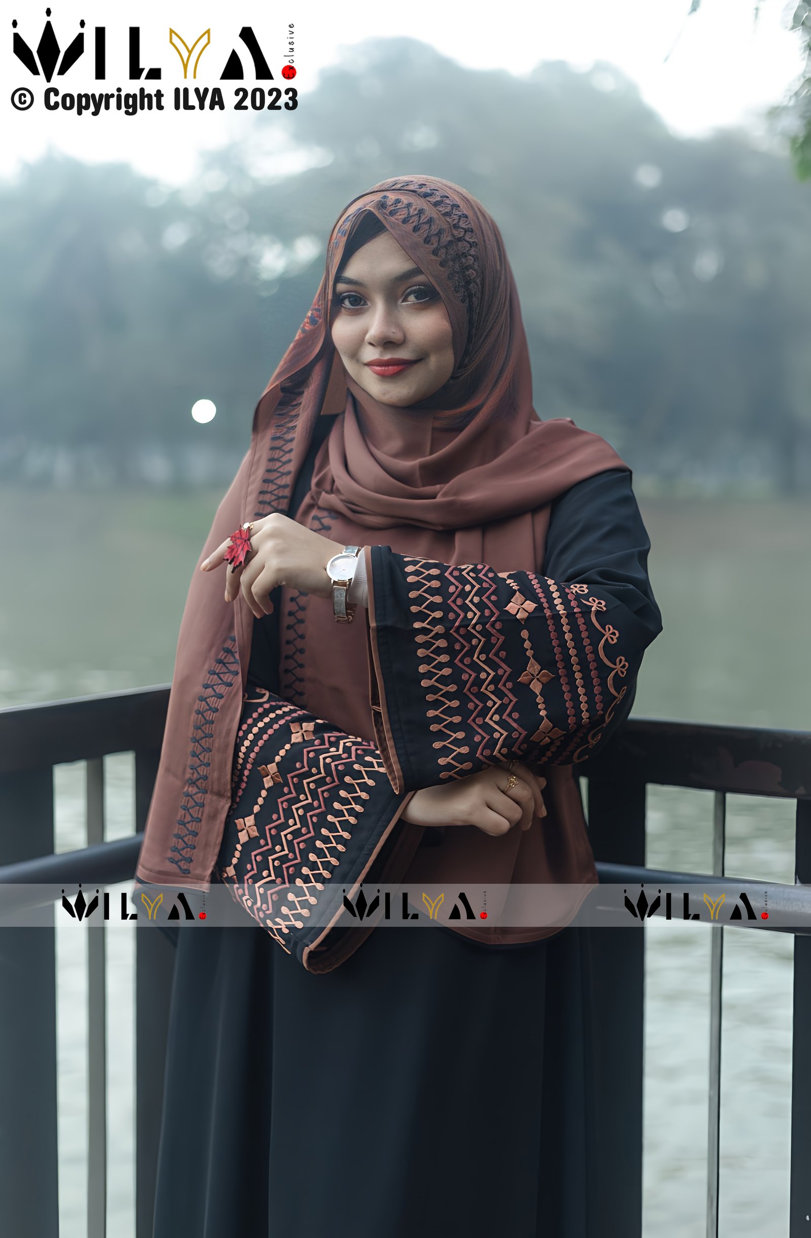 Abaya e Afrin Black